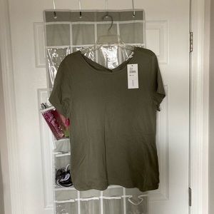 Open back tee